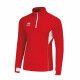 SWEAT 1/2 ZIP RUNNING FARTLEK ROUGE ERREA