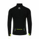 SWEAT 1/2 ZIP RUNNING FARTLEK NOIR/VERT ERREA