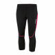 PANTALON 3/4 RUNNING JEM NOIR/FUSCHIA ERREA