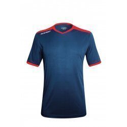 MAILLOT MANCHES COURTES BELATRIX MARINE/ROUGE ACERBIS