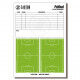 BLOC DE 50 FEUILLES TACTIQUES A4 FOOTBALL ZASTOR 