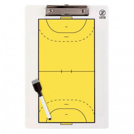 TABLEAU TACTIQUE DOUBLE FACE 34 X 23CM HANDBALL/FUTSAL ZASTOR 