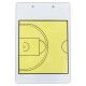 TABLEAU TACTIQUE DOUBLE FACE 34 X 23CM BASKETBALL ZASTOR 