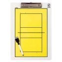 TABLEAU TACTIQUE DOUBLE FACE 34 X 23CM VOLLEYBALL ZASTOR 