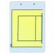 TABLEAU TACTIQUE DOUBLE FACE 34 X 23CM VOLLEYBALL ZASTOR 