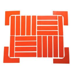 LOT DE 24 BANDES DE MARQUAGE ZASTOR