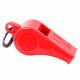 LOT DE 12 SIFFLETS ARBITRE PLASTIQUES ROUGE ZASTOR