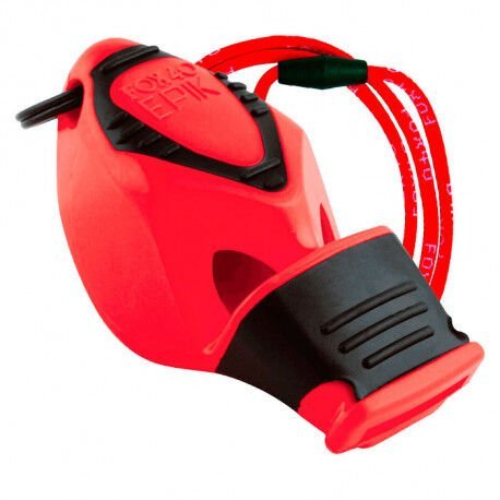SIFFLET AVEC CORDON EPIK CMG ROUGE FOX 40