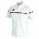 POLO MANCHES COURTES DOMINIC BLANC/MARINE/GRIS ERREA