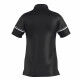 POLO FEMME MANCHES COURTES DARYA NOIR/ANTHRACITE/BLANC ERREA