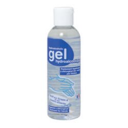 FLACON DE GEL HYDROALCOOLIQUE 125ML AVEC BOUCHON