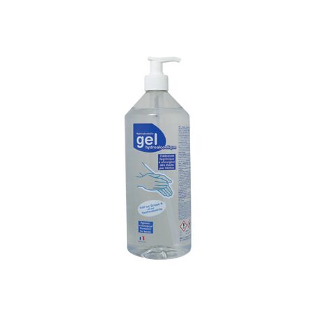 GEL HYDROALCOOLIQUE - FLACON DE 1L AVEC POMPE