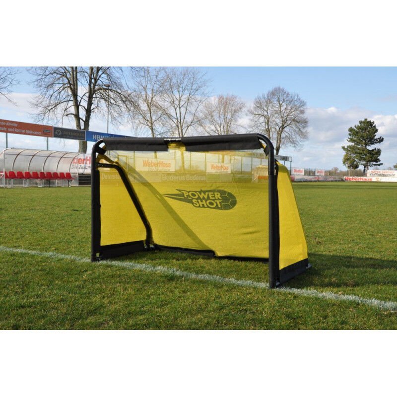 But de foot de Jardin 90x60cm pliable + ballon POWER SHOT