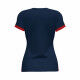 MAILLOT MANCHES COURTES FEMME SUPERNOVA III JOMA MARINE/ROUGE