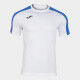 MAILLOT MANCHES COURTES ACADEMY III JOMA BLANC/BLEU ROYAL