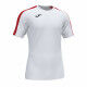 MAILLOT MANCHES COURTES ACADEMY III JOMA BLANC/ROUGE