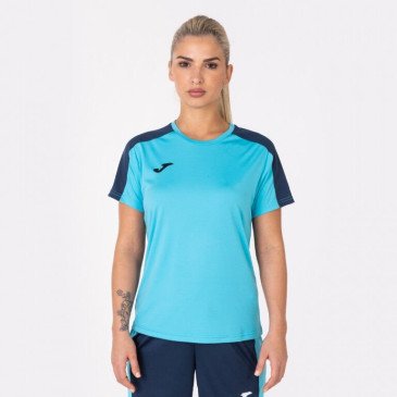 MAILLOT MANCHES COURTES FEMME ACADEMY III JOMA TURQUOISE/MARINE
