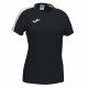 MAILLOT MANCHES COURTES FEMME ACADEMY III JOMA NOIR/BLANC