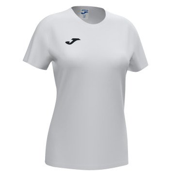MAILLOT MANCHES COURTES FEMME ACADEMY III JOMA BLANC