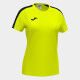 MAILLOT MANCHES COURTES FEMME ACADEMY III JOMA JAUNE FLUO/NOIR