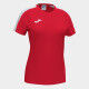 MAILLOT MANCHES COURTES FEMME ACADEMY III JOMA ROUGE/BLANC