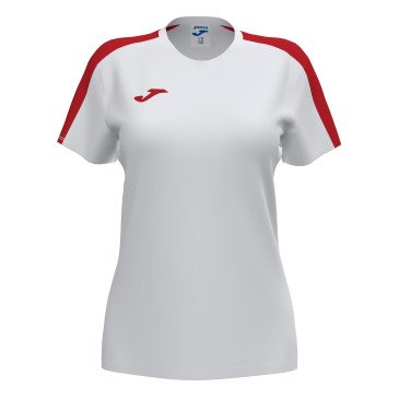 MAILLOT MANCHES COURTES FEMME ACADEMY III JOMA BLANC/ROUGE