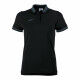 POLO FEMME MANCHES COURTES BALI II JOMA NOIR