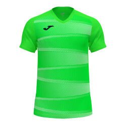 MAILLOT MANCHES COURTES GRAFITY II JOMA VERT FLUO/BLANC