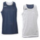 MAILLOT REVERSIBLE BASKETBALL SANS MANCHES ARO JOMA MARINE/BLANC