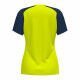 MAILLOT FEMME MANCHES COURTES ACADEMY IV JOMA JAUNE/MARINE