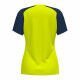 MAILLOT FEMME MANCHES COURTES ACADEMY IV JOMA JAUNE/MARINE