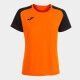 MAILLOT FEMME MANCHES COURTES ACADEMY IV JOMA ORANGE/NOIR