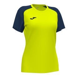 MAILLOT FEMME MANCHES COURTES ACADEMY IV JOMA JAUNE/MARINE