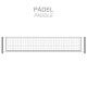 FILET DE PADEL EXPERT ZASTOR - 5073