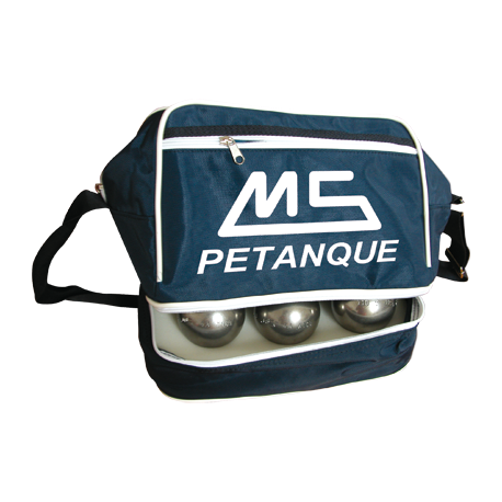 Sac pétanque VMS compartiment 6 boules BLEU MS PETANQUE
