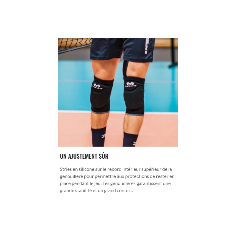 Paire de Genouillères de Protection renforcée en Kevlar - Volleyball Knee  MediRoyal