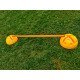 LOT DE 5 JALONS DE SLALOM 80 CM ORANGE POWERSHOT