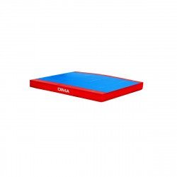MATELAS DE RECEPTION 240X200X20CM BORDS ROUGES - ASSOCIATIF VELCRO EN BOUT DIMASPORT - 23100