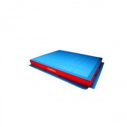MATELAS DE RECEPTION DOUBLE DENSITE REVERSIBLE VELCRO SUR TOUT LE PERIMETRE 240X200X20CM DIMASPORT - 26280