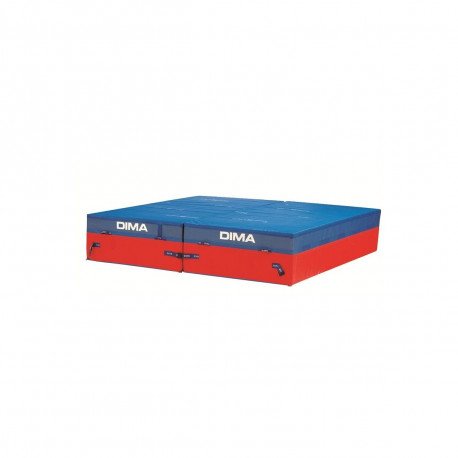 MATELAS DE RECEPTION MONOBLOC JUXTAPOSABLE AVEC SANGLE 250X120X50CM DIMASPORT - 15910