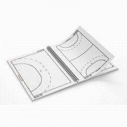 CAHIER TACTIQUE A5 14 X 21 CM HANDBALL FUTSAL ZASTOR