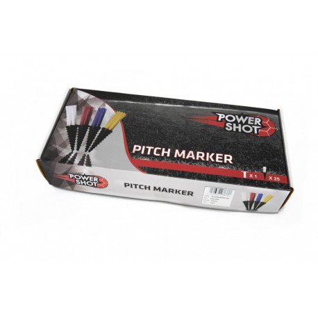 LOT DE 25 IMPLANTS PLIFIX PITCHMARKER - ORANGE POWERSHOT 