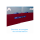 MATELAS DE RECEPTION MONOBLOC JUXTAPOSABLE AVEC SANGLE 250X120X50CM DIMASPORT - 15910