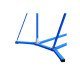 BARRES ASYMETRIQUES DE GYMNASTIQUE ENTRAINEMENT AVEC EMBASE FIXE DIMASPORT - 24161