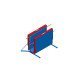 BARRES MIXTES DE GYMNASTIQUE SCOLAIRE A POSER SUR PIEDS REPLIABLES AVEC ROULEMENTS ET MATELAS INTEGRE DIMASPORT - 24191