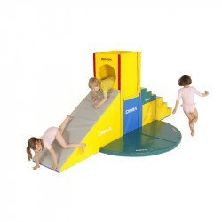 PARCOURS DE MOTRICITÉ DES MONTAGNARDS 10 MODULES MOUSSE POUR ENFANT DE 2-8 ANS DIMASPORT - K3550