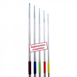 LOT DE 3 JAVELOTS CLUB ALUMINIUM POINTE ACIER 400g DIMASPORT