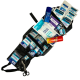 Sac médical premiers soins POWERCARE TEAM GARNI POWERSHOT 