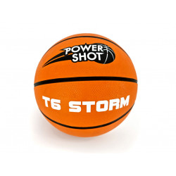 Ballon basket STORM caoutchouc T6 (TAILLE 6) POWERSHOT - BBA13