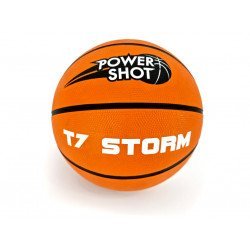 Ballon basket STORM caoutchouc T7 (TAILLE 7) POWERSHOT - BBA14